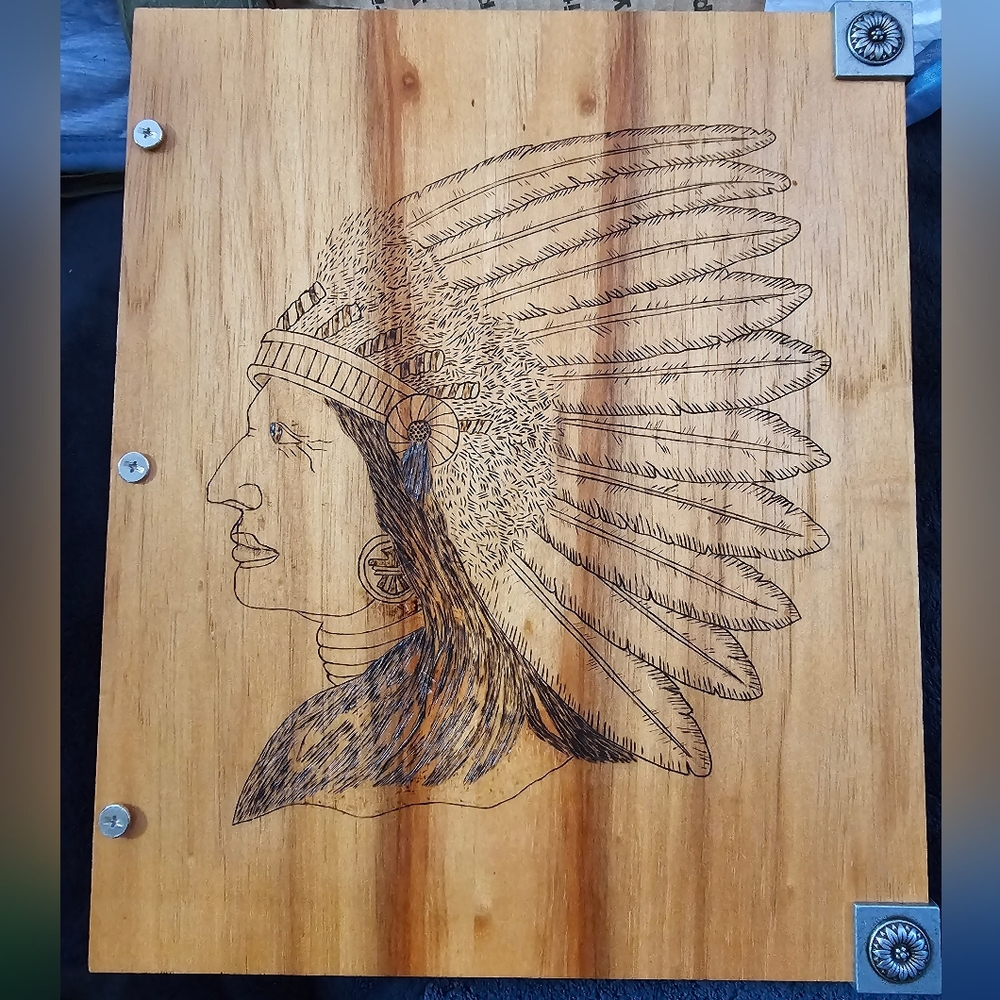 One of a kind handmade 3 ring binder